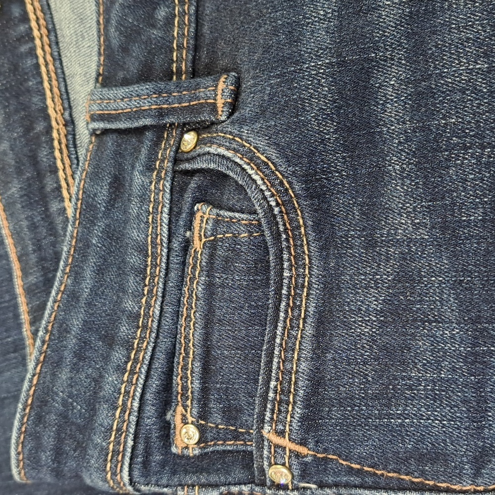 White House Black Market Boot Leg Mid-Rise Blue Jeans Size 0S - Picture 17 of 17